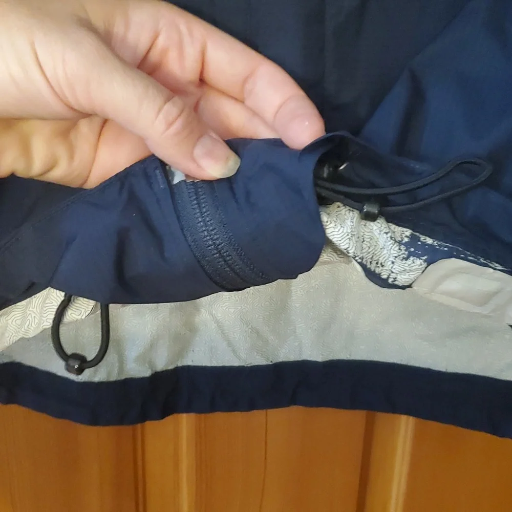 REI Youth Ripstop Navy Raincoat Size Large‎ 12/14